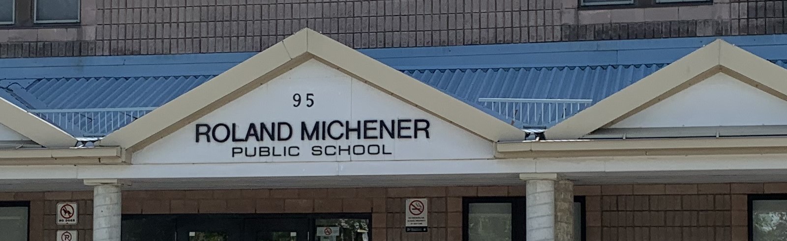 Front Door of Roland Michener Public School
